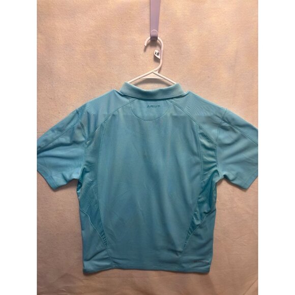 Ariattek Heat Series Mens Polo Shirt Light Blue Size L Breathable & Moisture-Wic - Picture 8 of 12